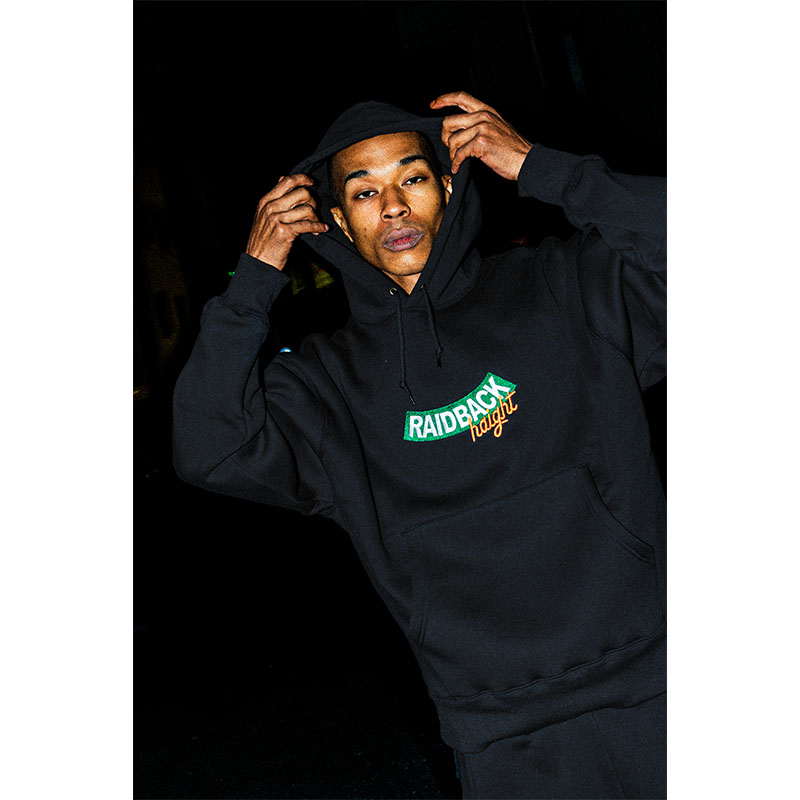 HAIGHT(ヘイト)/ RAIDBACK ARCH LOGO HOODIE -3.COLOR-