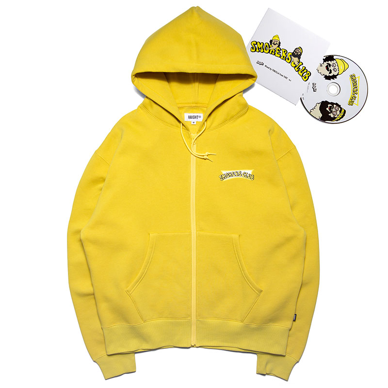 HAIGHT(ヘイト)/ SMOKERS CLUB V4 ZIP HOODIE -YELLOW-