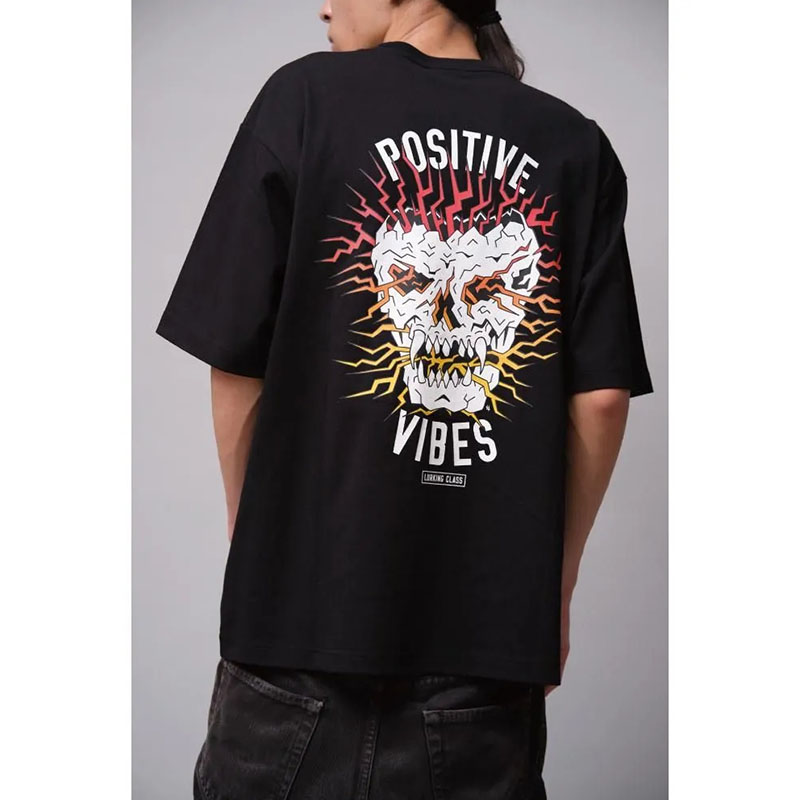 LURKING CLASS(ラーキングクラス)/ VIBES S/S TEE -BLACK-