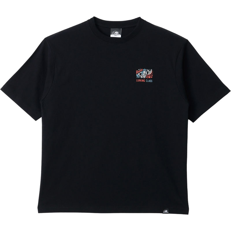 LURKING CLASS(ラーキングクラス)/ × TALLBOY HEADS GONNA ROLL S/S TEE -BLACK-