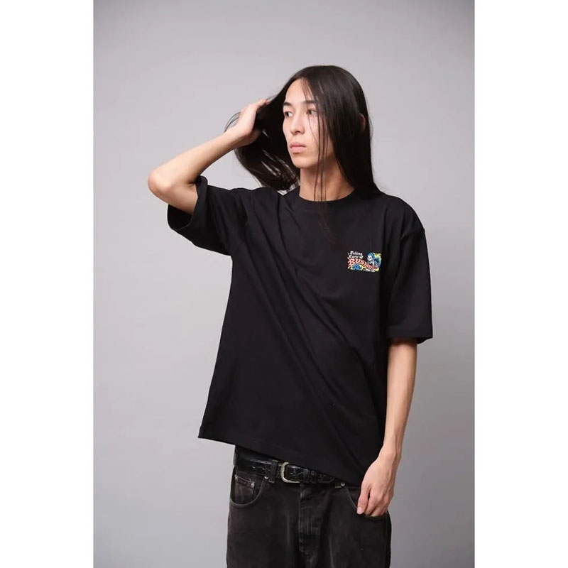 LURKING CLASS(ラーキングクラス)/ × TALLBOY TALKING CARE OF BUSINESS S/S TEE -BLACK-