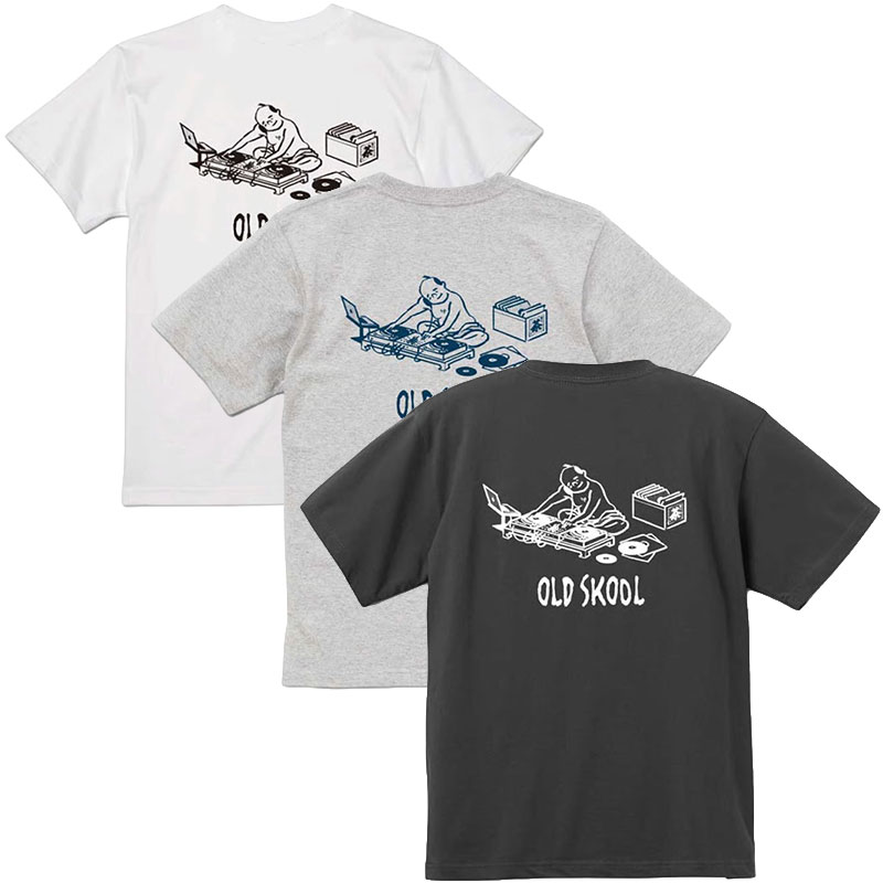 坩堝-RUTSUBO-(ルツボ)/ OLD SKOOL 皿回 TEE (RUTSUBO × YU SUDA) -2.COLOR-