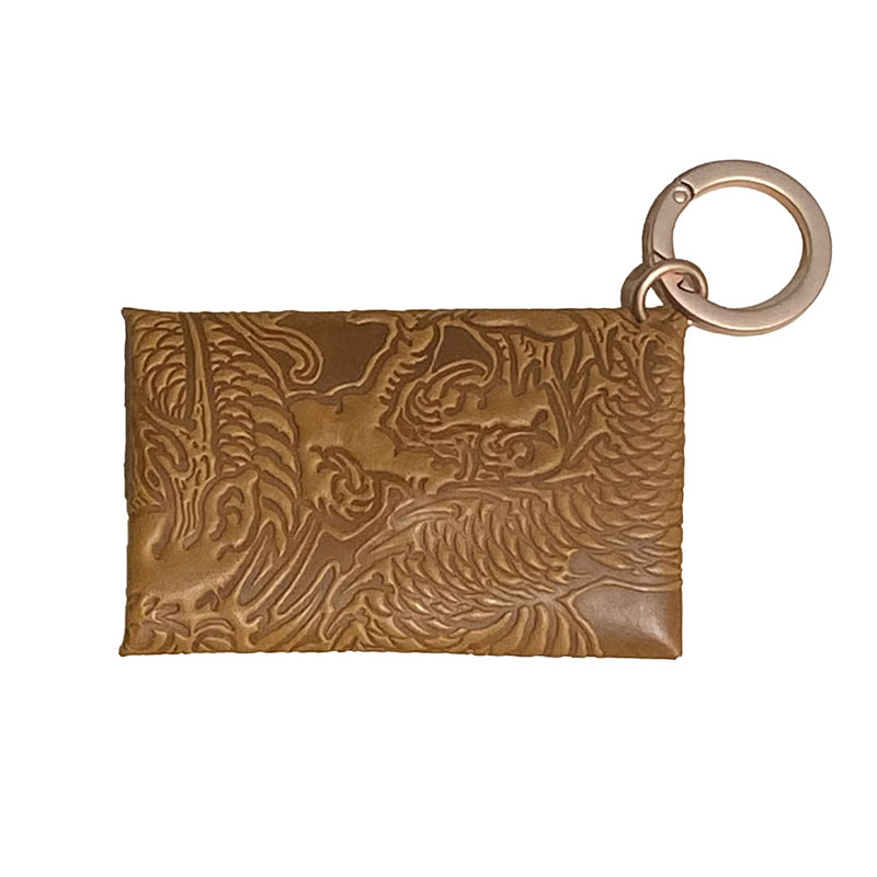 坩堝-RUTSUBO-(ルツボ)/ MINI WALLET -CAMEL-