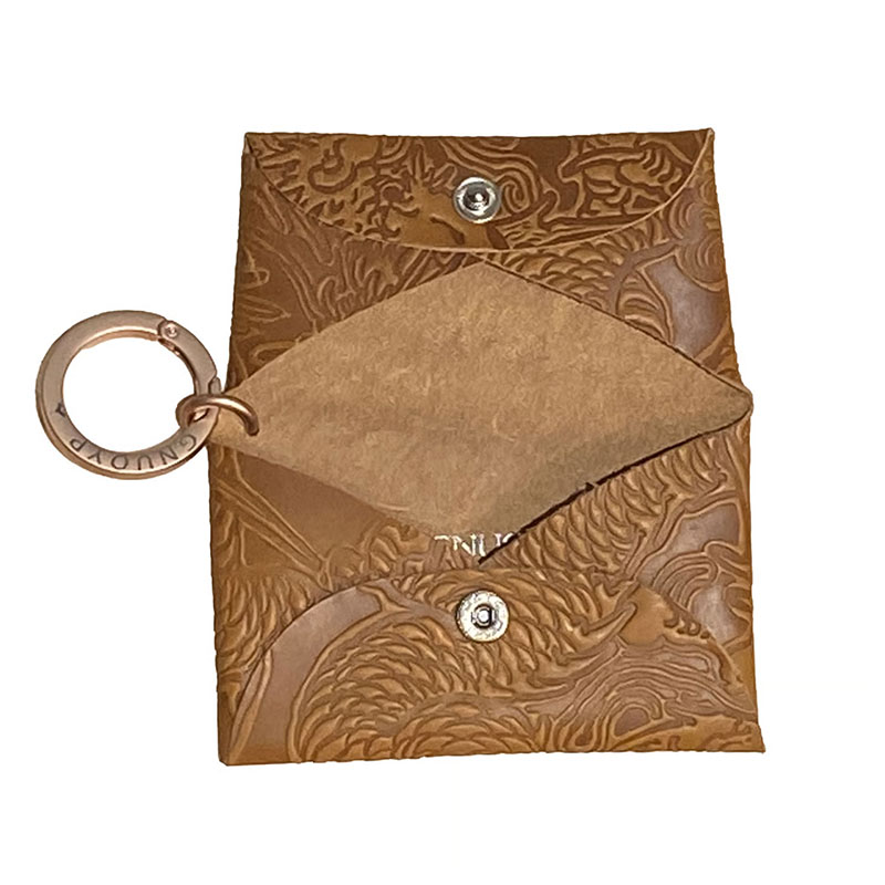 坩堝-RUTSUBO-(ルツボ)/ MINI WALLET -CAMEL-