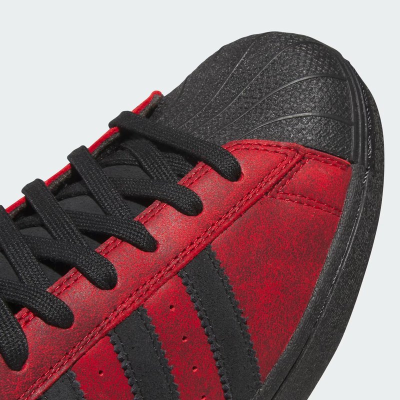 ADIDAS SB(アディダススケートボーディング)/ SUPERSTAR ADV -BETTER SCARLET/CORE BLACK/GOLD MATALLIC-