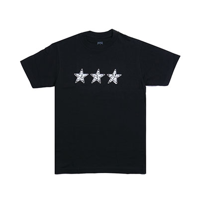 ANGELIC REPORT(エンジェリック リポート)/ 3 STAR SKULLS TEE -BLACK-