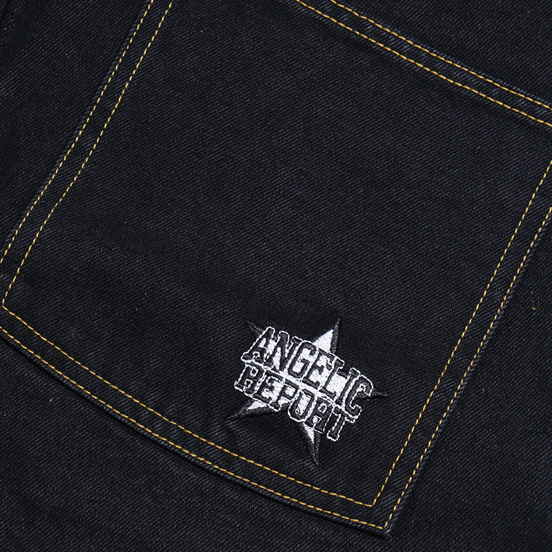 ANGELIC REPORT(エンジェリック リポート)/ CLASSIC LOGO JEANS -BLACK-