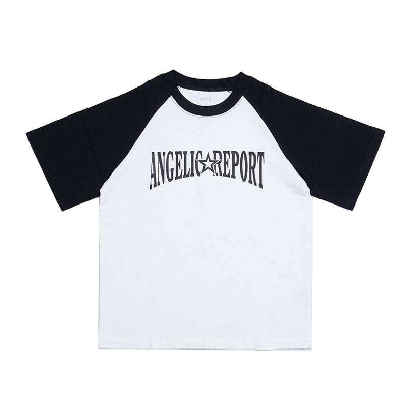 ANGELIC REPORT(エンジェリック リポート)/ LOGO RAGLAN TEE -WHITE-