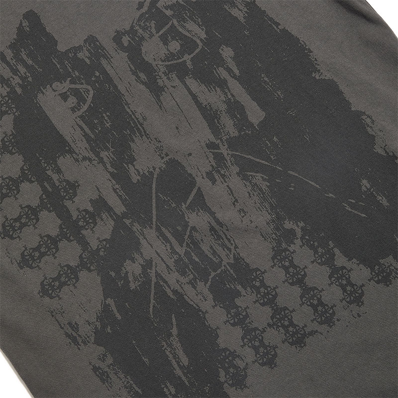 AWIDES/ MELTED T-SHIRT -FADED COAL-