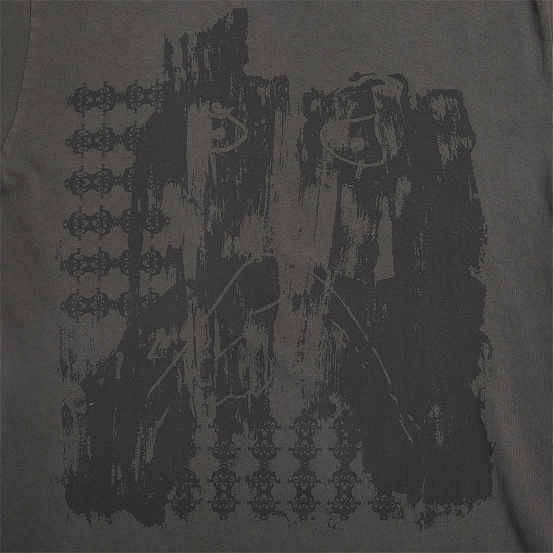 AWIDES/ MELTED T-SHIRT -FADED COAL-