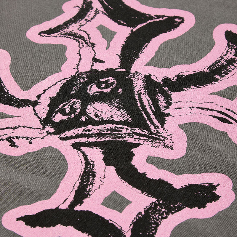 AWIDES/ SKULL T-SHIRT -2.COLOR-