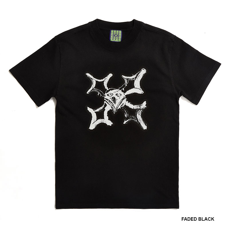 AWIDES/ SKULL T-SHIRT -2.COLOR-