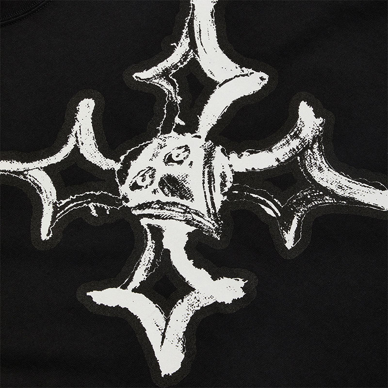 AWIDES/ SKULL T-SHIRT -2.COLOR-
