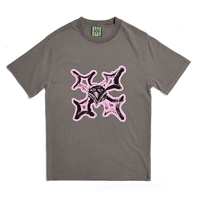 AWIDES/ SKULL T-SHIRT -2.COLOR-