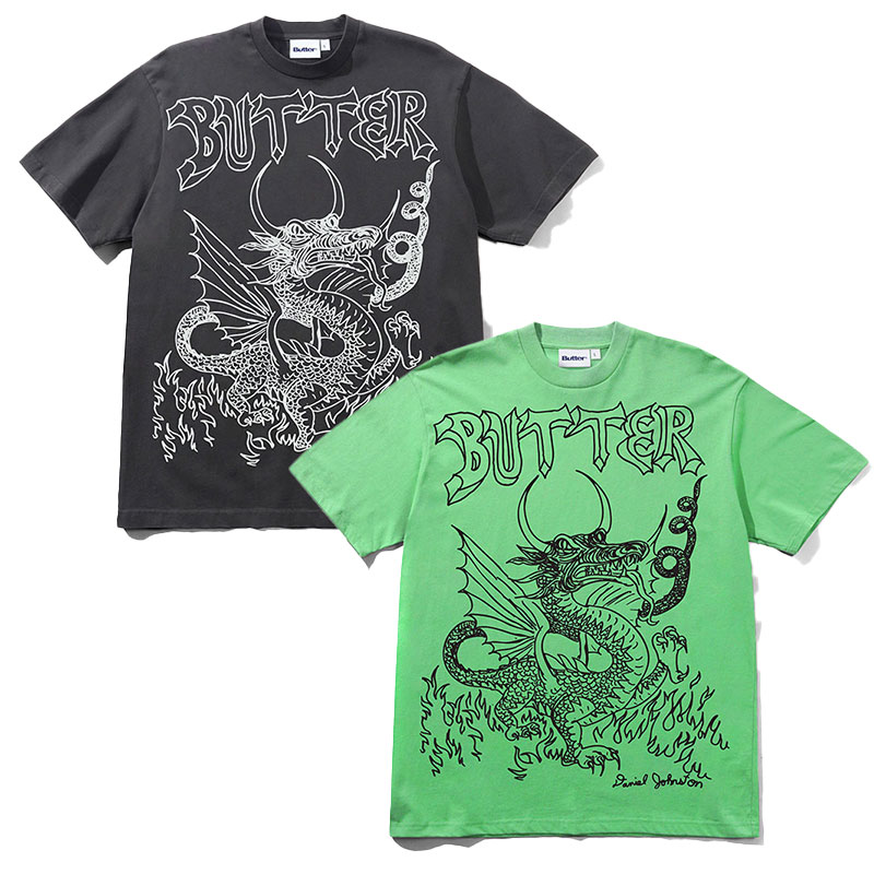 Butter Goods(バターグッズ)/ Dragon Tee -2COLOR-