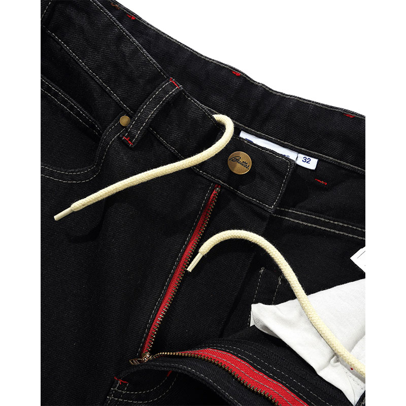 Butter Goods(バターグッズ)/ Dragon Denim Shorts -WASHED BLACK-