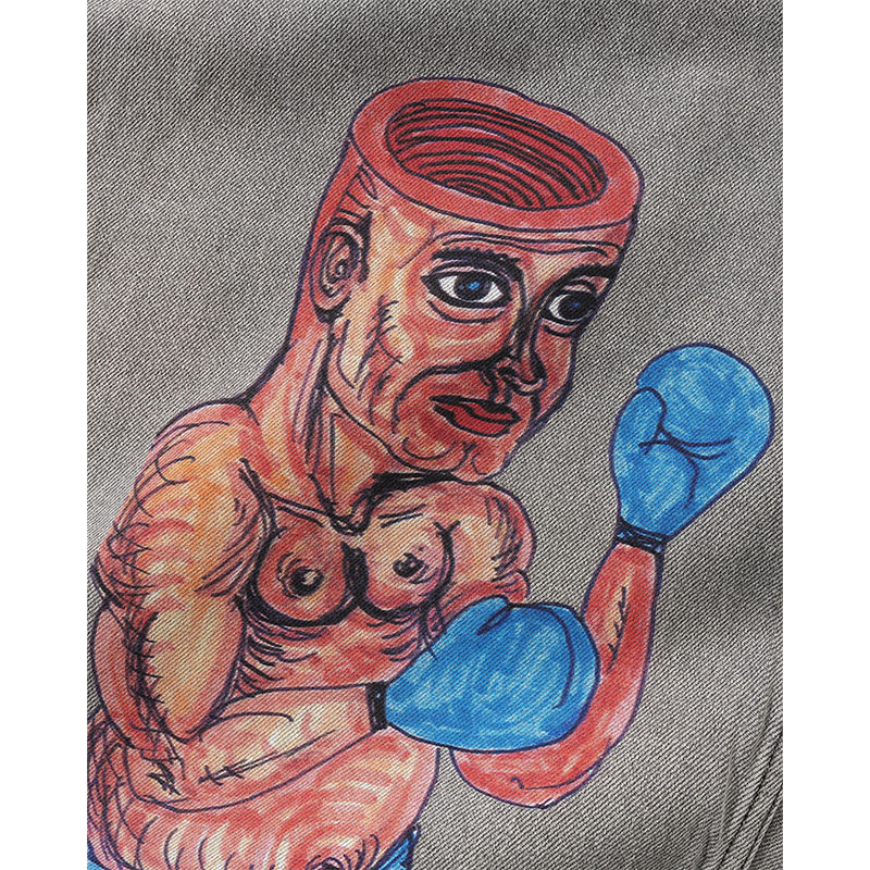 Butter Goods(バターグッズ)/ Boxing Denim Jeans -WASHED GREY-