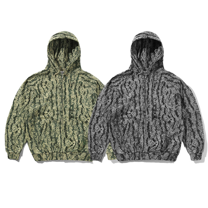 Butter Goods(バターグッズ)/ Lowland Camo Zip-Thru Hood -2COLOR-