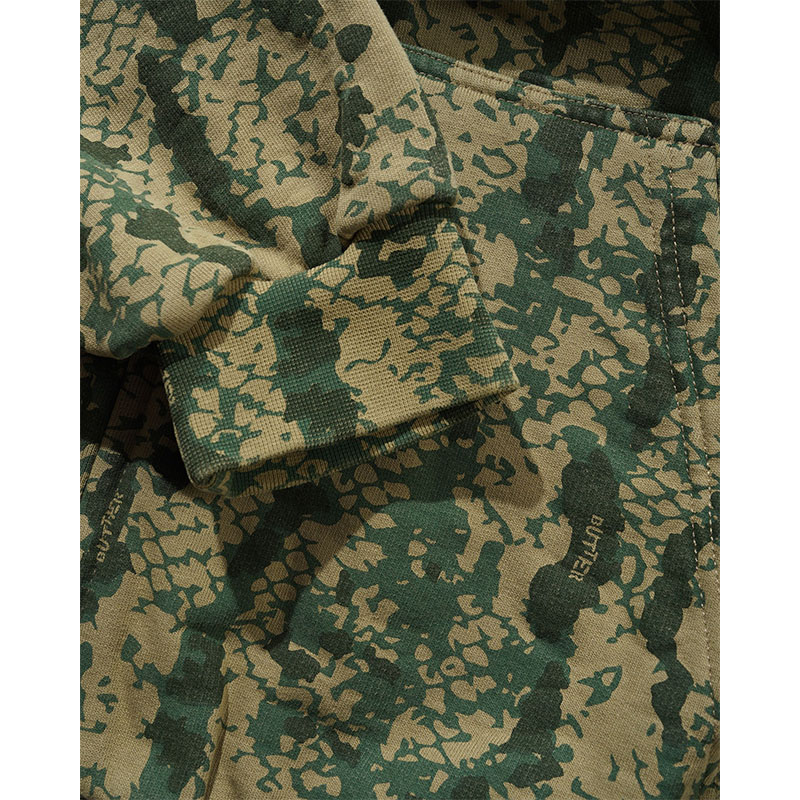 Butter Goods(バターグッズ)/ Lowland Camo Zip-Thru Hood -2COLOR-