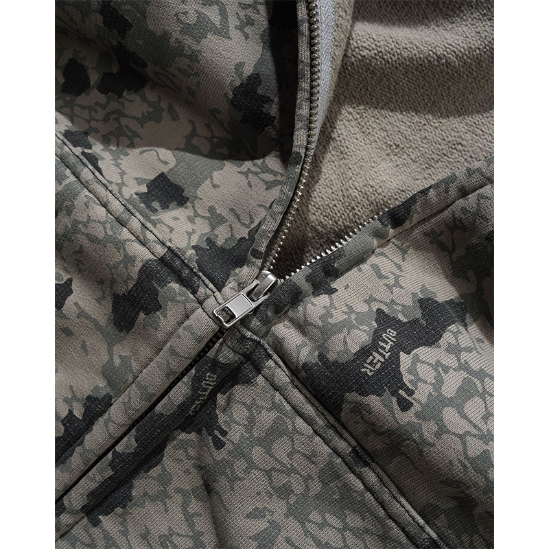 Butter Goods(バターグッズ)/ Lowland Camo Zip-Thru Hood -2COLOR-