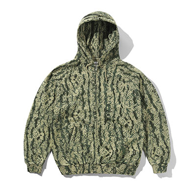 Butter Goods(バターグッズ)/ Lowland Camo Zip-Thru Hood -2COLOR-