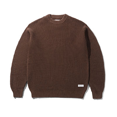 Butter Goods(バターグッズ)/ Distressed Waffle Knit Sweater -2COLOR-