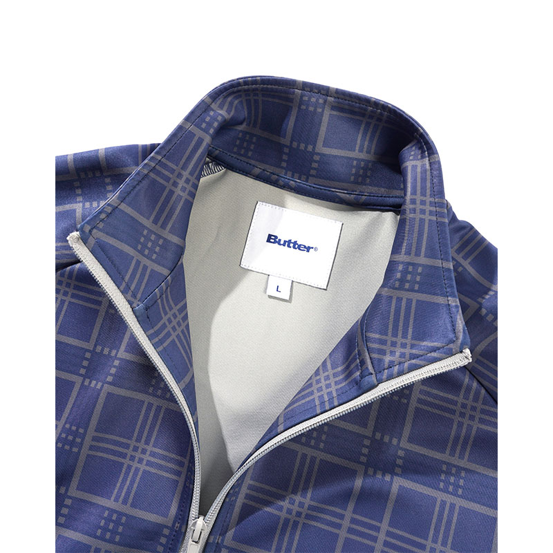 Butter Goods(バターグッズ)/ Tricot Jacket -NAVY PLAID-