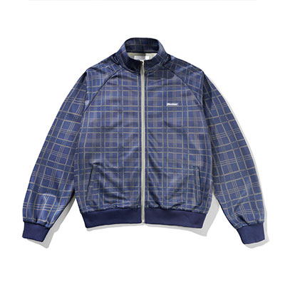 Butter Goods(バターグッズ)/ Tricot Jacket -NAVY PLAID-
