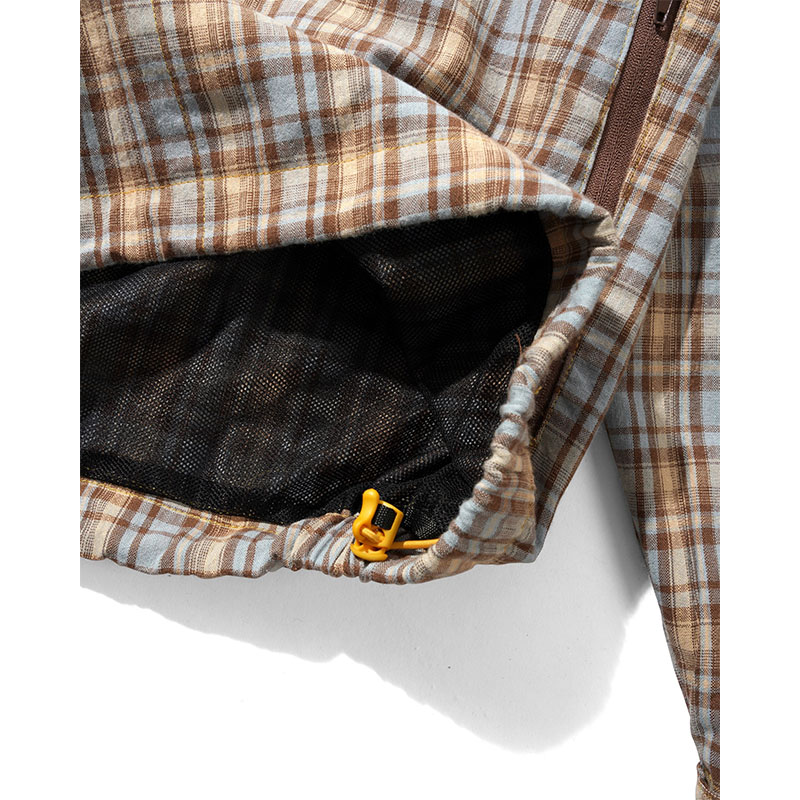 Butter Goods(バターグッズ)/ Plaid Equipment Anorak -SKY/TAN-