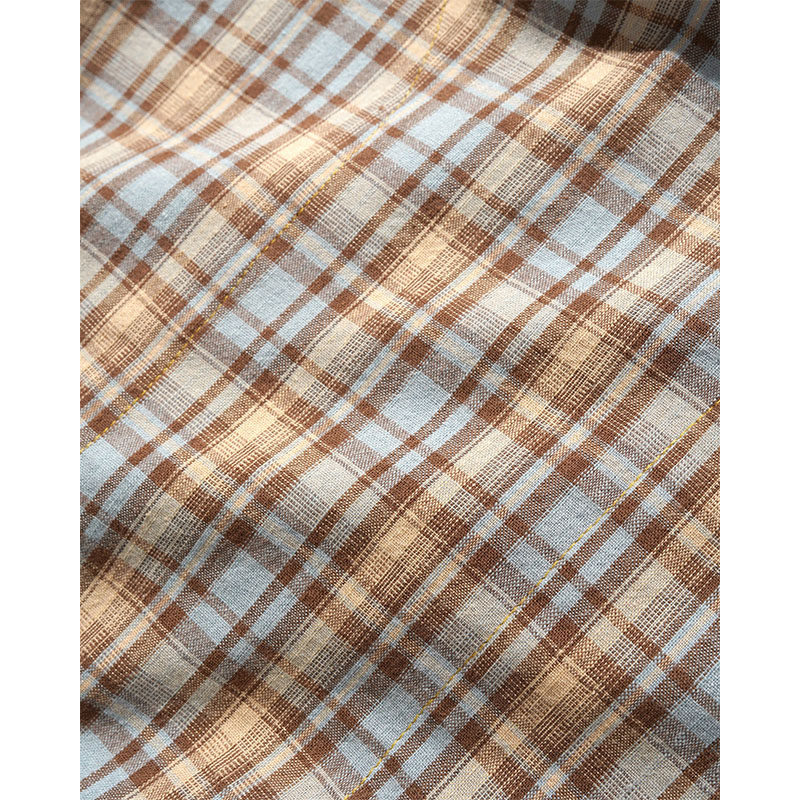 Butter Goods(バターグッズ)/ Plaid Equipment Anorak -SKY/TAN-