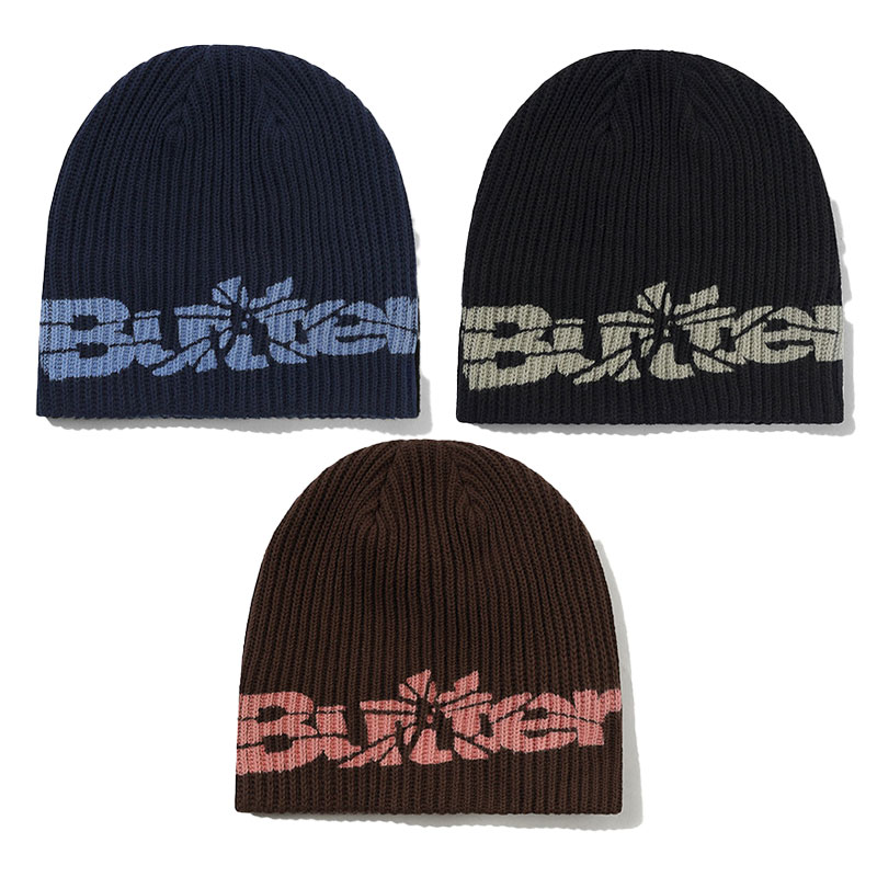 Butter Goods(バターグッズ)/ Smashed Logo Knit Skully Beanie -3.COLOR-