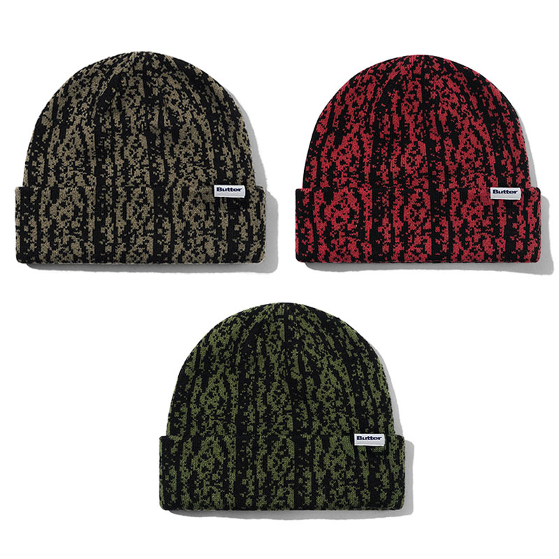 Butter Goods(バターグッズ)/ Lowland Camo Beanie -3.COLOR-