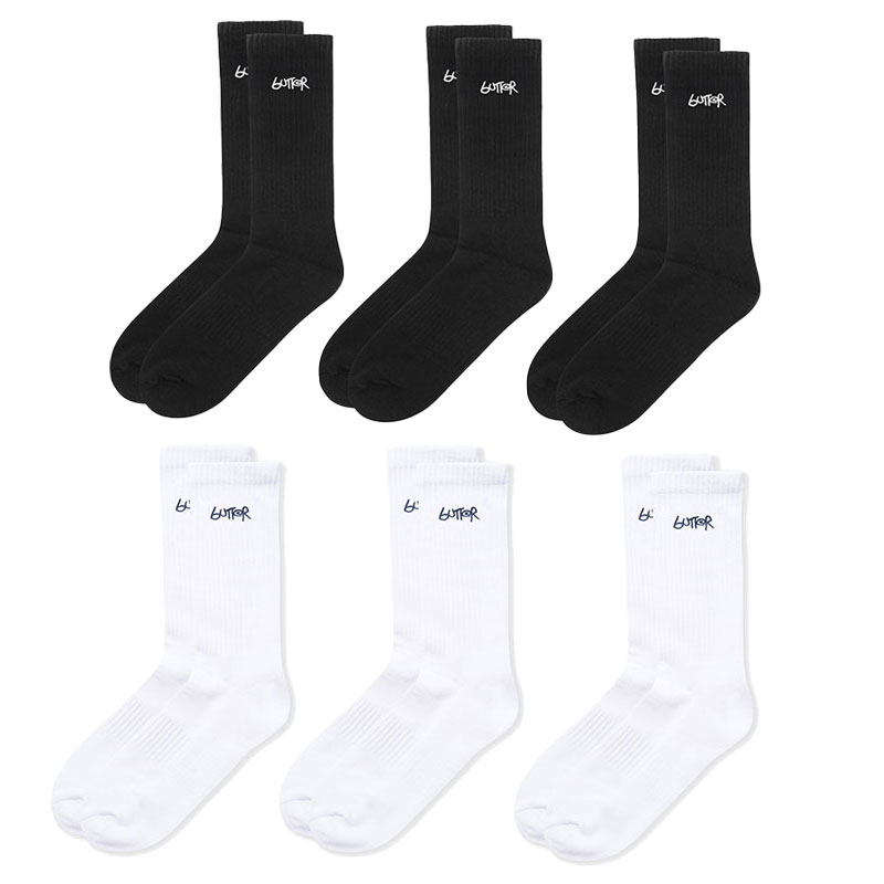 Butter Goods(バターグッズ)/ 3-Pack Basic Socks -2.COLOR-