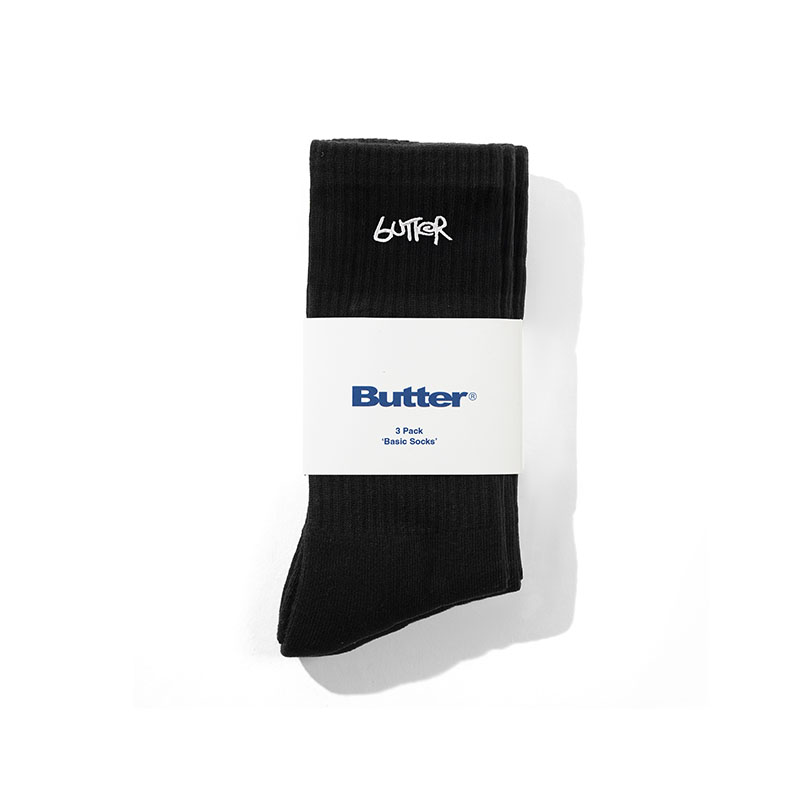 Butter Goods(バターグッズ)/ 3-Pack Basic Socks -2.COLOR-