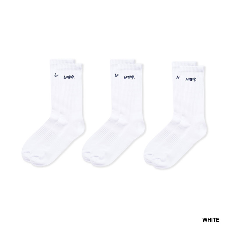 Butter Goods(バターグッズ)/ 3-Pack Basic Socks -2.COLOR-