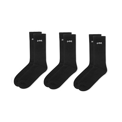Butter Goods(バターグッズ)/ 3-Pack Basic Socks -2.COLOR-