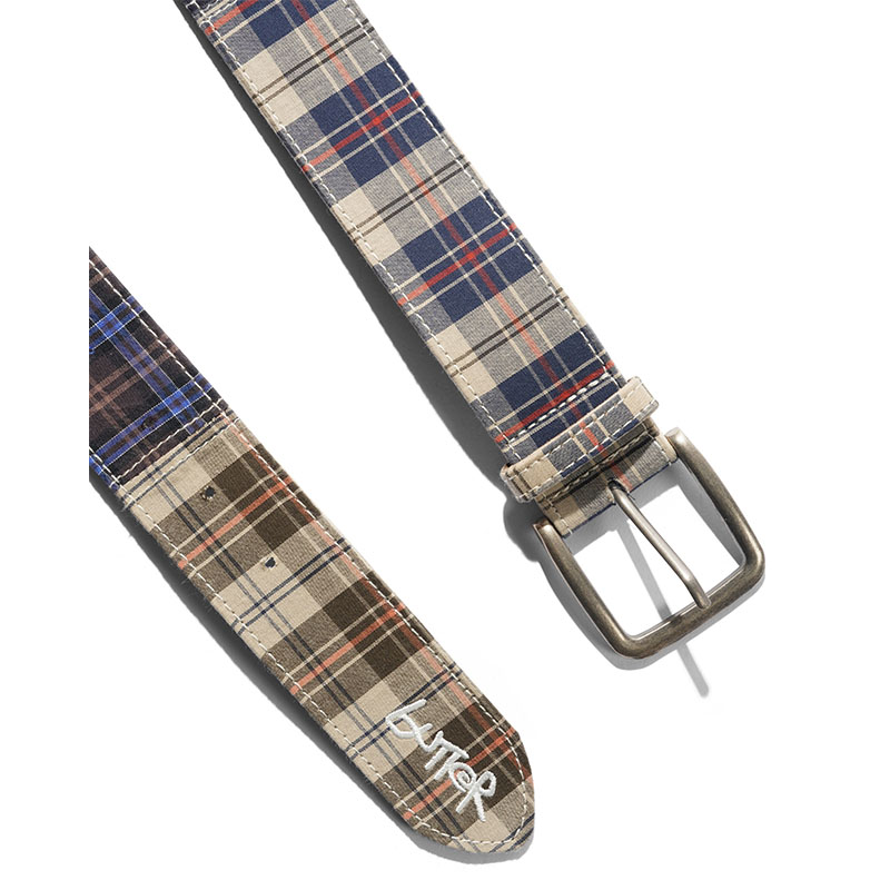 Butter Goods(バターグッズ)/ Plaid Belt -PATCHWORK PLAID-
