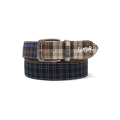 Butter Goods(バターグッズ)/ Plaid Belt -PATCHWORK PLAID-