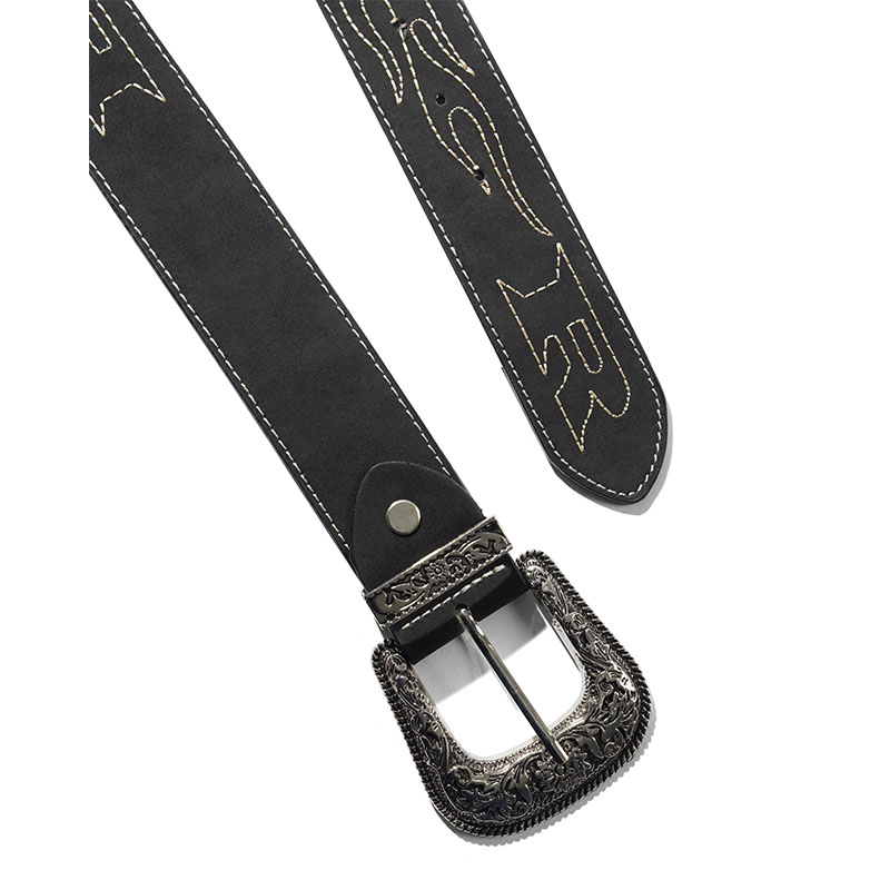 Butter Goods(バターグッズ)/ Flame Stitch Belt -BLACK-