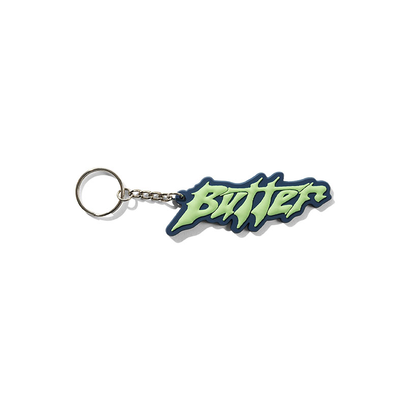 Butter Goods(バターグッズ)/ Amplify Key Chain -NAVY/MINT-