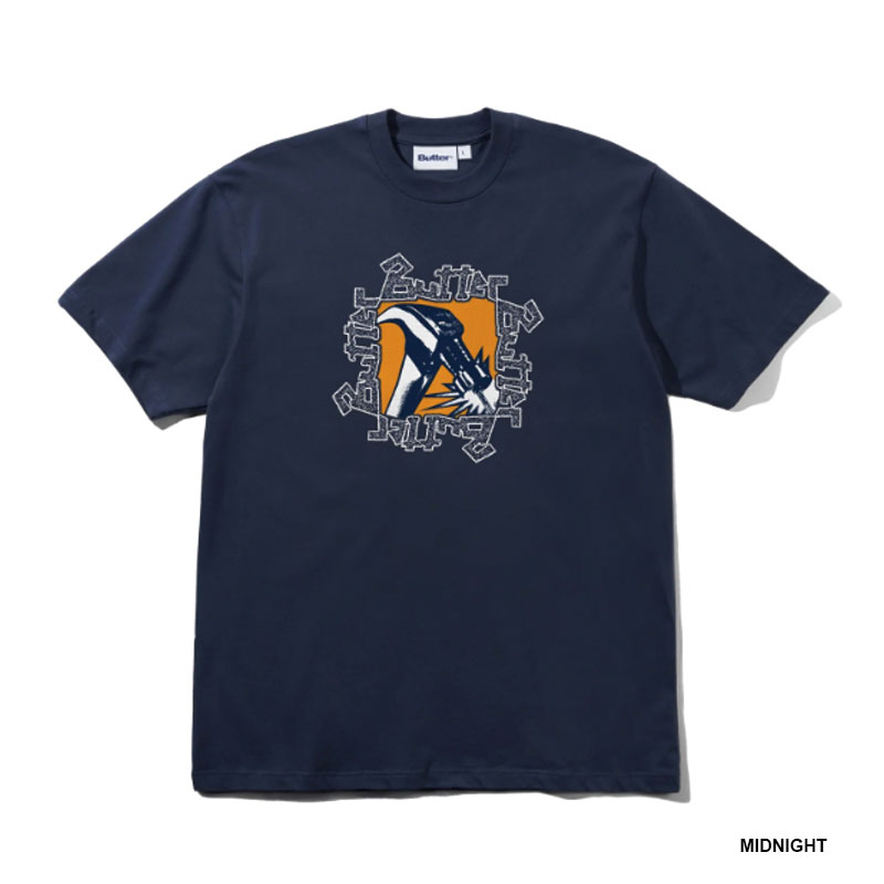 Butter Goods(バターグッズ)/ Hammer Tee -3.COLOR-