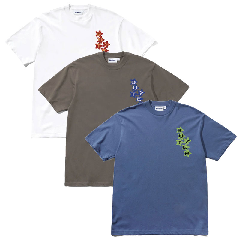 Butter Goods(バターグッズ)/ Stars Tee -3.COLOR-