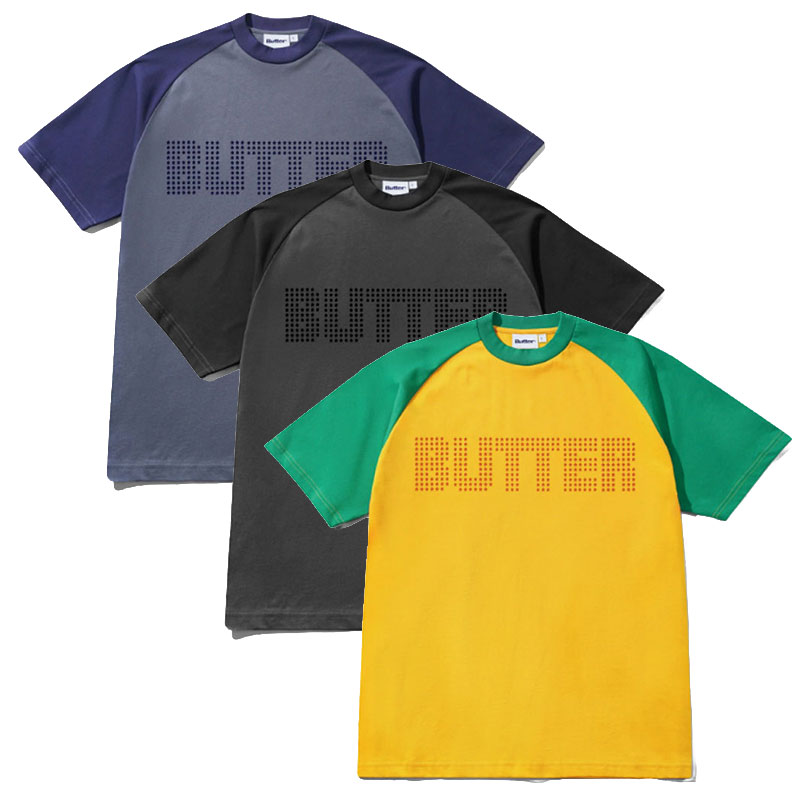 Butter Goods(バターグッズ)/ Stars Raglan Tee -3.COLOR-