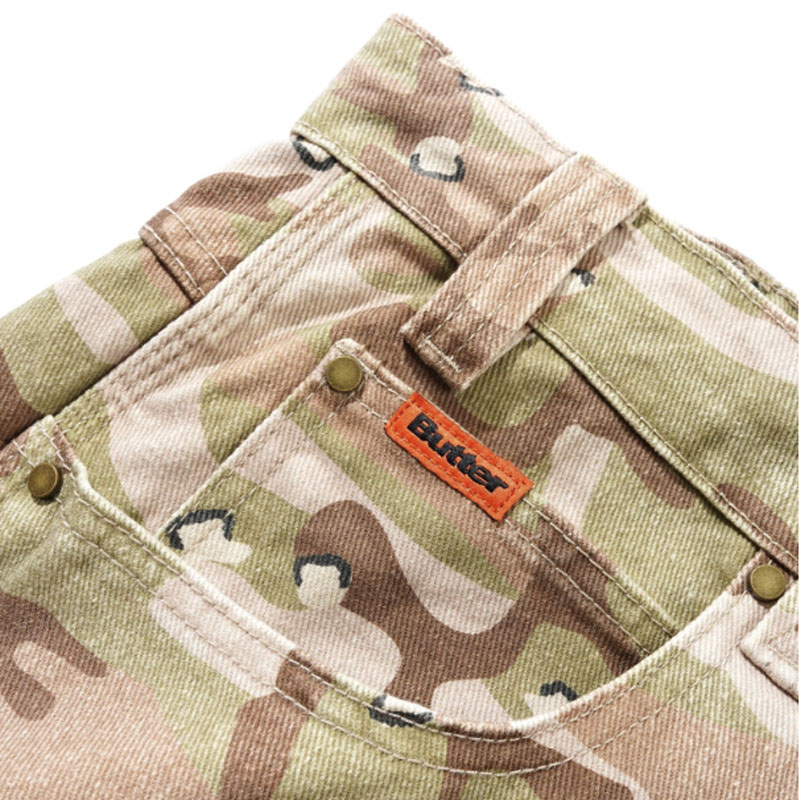 Butter Goods(バターグッズ)/ Carpenter Denim Jeans -Desert Camo-