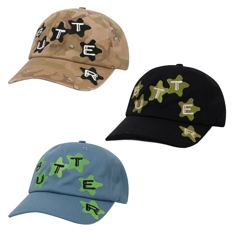 Butter Goods(バターグッズ)/ Stars 6 Panel Cap -3.COLOR-