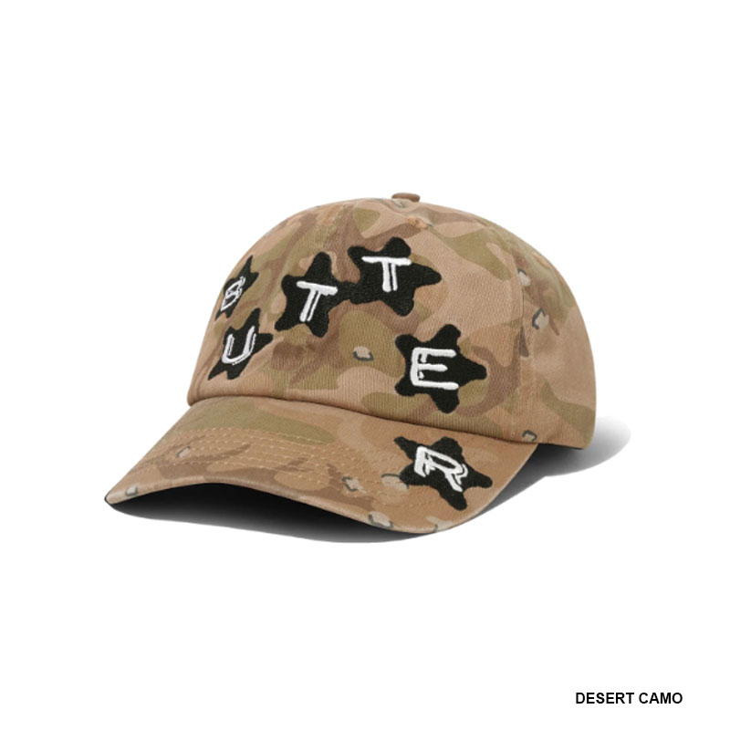 Butter Goods(バターグッズ)/ Stars 6 Panel Cap -3.COLOR-