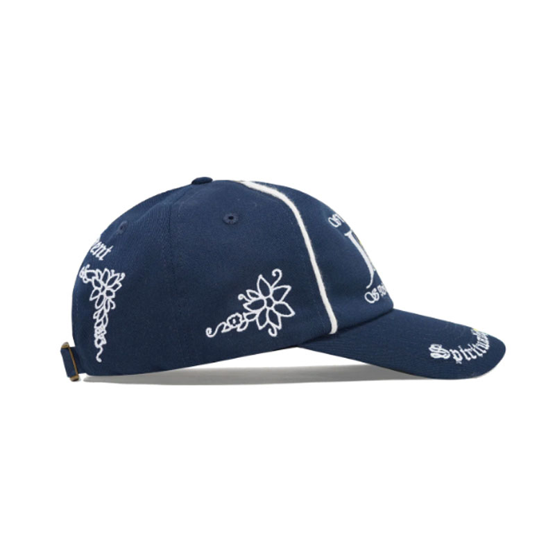 Butter Goods(バターグッズ)/ Spiritual Logo 6 Panel Cap -NAVY-