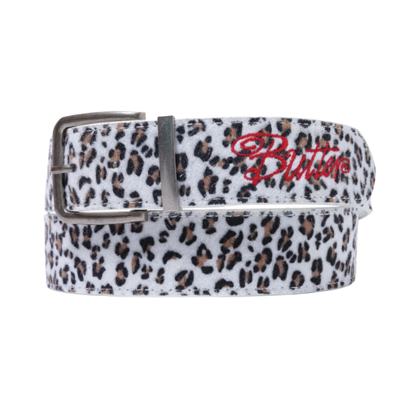 Butter Goods(バターグッズ)/ Animal Hide Belt -LEOPARD-