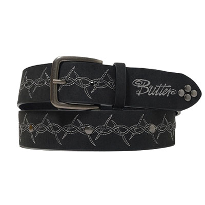 Butter Goods(バターグッズ)/ Barbed Wire Studded Belt -BLACK-
