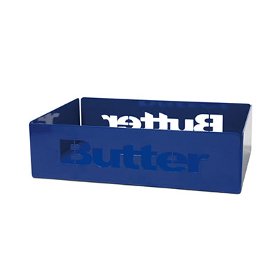 Butter Goods(バターグッズ)/ Stencil Logo Metal Tray -BLUE-